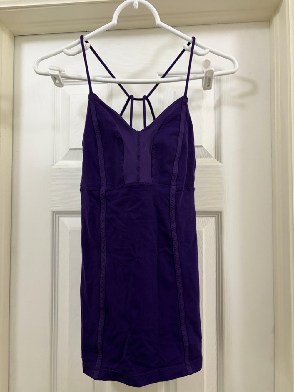 lululemon athletica Purple Strappy Tank deep purple gorgeous